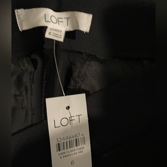 Loft wide leg black trousers NWT - Picture 6 of 11